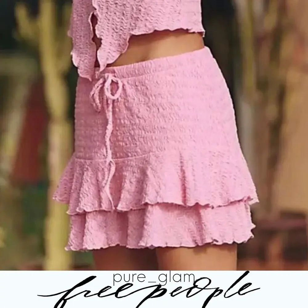 Free People skirt set summer